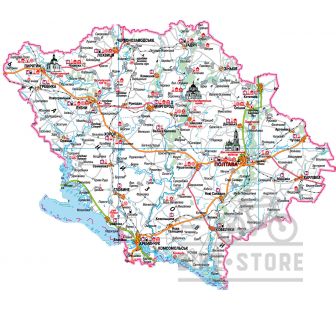 Мапа "Полтавська область"